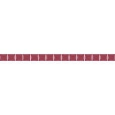 Ceramica Classic Stripes Бордюр бусинка бордовый 1,3х20 см