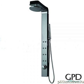 GPD DSP04 Душевая гидромассажная панель, алюминий