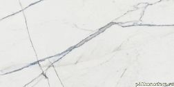 Керамическая плитка Benadresa Azulejos Marmara Blue Pulido Белый Полированный Ректифицированный Керамогранит 60x120 см