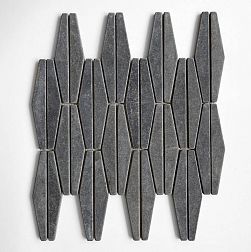 Керамическая плитка Orro Mosaic Orro Stone Mangolia Deluxe Серая Полированная Мозаика 30,2х30,8 см