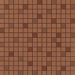 Керамическая плитка Atlas Concorde Prism Caramel Mosaico Q A40I Коричневая Матовая Мозаика 30,5х30,5 см