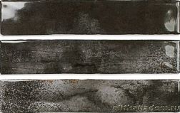 Керамическая плитка DNA tiles Enamel Charcoal Настенная плитка 5x25 см