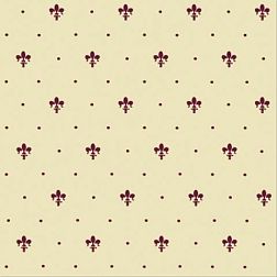 Petracers Grand Elegance GL01-02 Giglio Bordeaux su crema Настенная плитка 20x20 см
