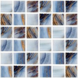 Architeza Diamante D556-20 Стеклянная мозаика 32,7х32,7 (кубик 2х2) см