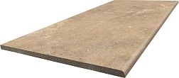 Керамическая плитка New Tiles Izmir Multistep Коричневая Матовая Ступень 33x120 см
