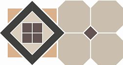 Top Cer Odessa 1 Sheet Микс Матовая Мозаика 19,9х35 см