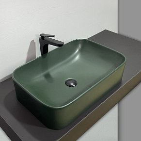 Comforty Раковина 78575MDG-60 темно-зеленая матовая