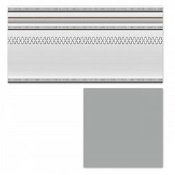 Керамическая плитка Heralgi Garden Zocalo Classic Gris Плинтус 15х30 см