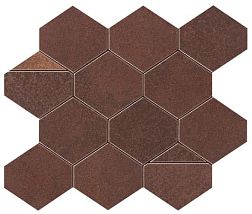 Керамическая плитка Atlas Concorde Blaze Corten Mosaico Nest (9BNC) Глазурованная керамическая плитка 25,8х29,4 см