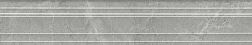 Kerama Marazzi Риальто BLF021R Дымчатый Глянцевый обрезной Бордюр Багет 7,3х40 см