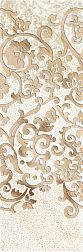 Керамическая плитка Eurotile Crystile 75 Бежевый Глянцевый Декор 29,5х89,5 см