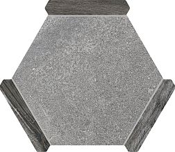 Керамическая плитка Monopole Avant Sacramento Gris Ebano Серый Матовый Керамогранит 22x25 см
