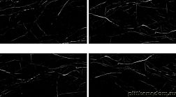 Ocean Ceramic Blend Black High Glossy Керамогранит полированный, 5 дизайнов 60х120 см