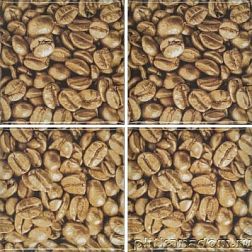 Керамическая плитка Absolut Keramica Coffee Beans Set 02 (4pzs) Бежевый Глянцевый Декор 10х10 см