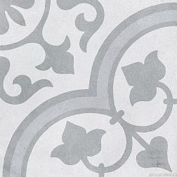 Керамическая плитка Harmony Cuban Silver Ornate Керамогранит 22,3х22,3 см