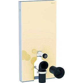Geberit Monolith Plus 131.201.TG.5 Сантехнический модуль для напольного унитаза 101, Стекло-Песок