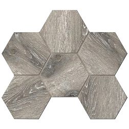 Керамическая плитка Ametis Daintree DA03 Hexagon Мозаика неполированная 25х28,5 см