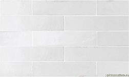 Керамическая плитка Equipe Tribeca Gypsum White Белый Полированный Настенный Керамогранит 6x24,6 см