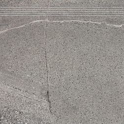 Керамическая плитка Rako Random DCP63679 Dark Grey Ступень 60x60 см