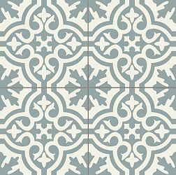 Etili Seramik Venice Sky Blue Black Pre-cut Голубой Матовый Керамогранит 45x45 см