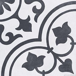Керамическая плитка Harmony Cuban White Ornate Керамогранит 22,3х22,3 см