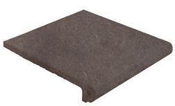 Керамическая плитка Gres de Aragon Capri Chocolate Peldano Redondo Ступень 32,5х33 см