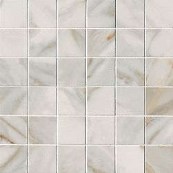 Керамическая плитка Fap Ceramiche Roma Gold Calacatta Oro Белая Полированная Мозаика 30,5х30,5см