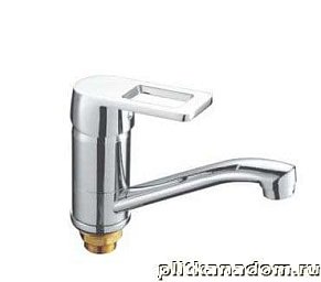 Mynah M4506H Смеситель для кухни с коротким изливом, с гайкой