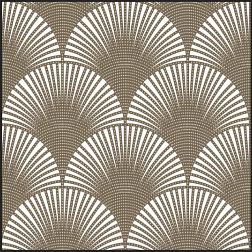 Petracers Swing Pavone in ottone su bianco matt Керамогранит 60х60 см