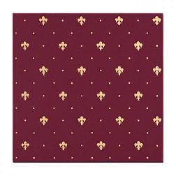 Petracers Grand Elegance GL03-01 Giglio Oro su Bordeaux Настенная плитка 20x20 см