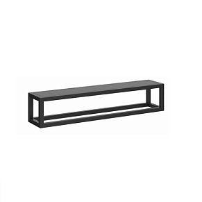 Kerama Marazzi Plaza Next PL.N.sh.55\BLK Полка металлическая с крышкой 55, черная матовая