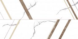 Евро-Керамика Калакатта Лайт 5 KL 0105TG На белом серый Глянцевая Вставка 25х50 см