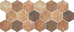 Керамическая плитка Monopole Pompeia Marron Коричневый Матовый Керамогранит 20x24 см