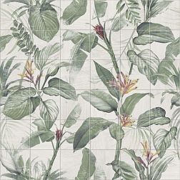 Керамическая плитка Mainzu Murales Mural Spring Leaves Микс Матовое Панно 120x120 (компл. 36шт. 20x20) см