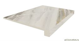 Coliseum Gres Флоренция Белая Ступень фронтальная 33x45 см