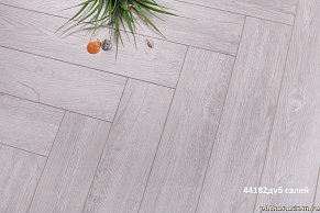 Kronparket Herringbone Дуб салей 44182 Ламинат 600х100х12