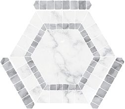 Керамическая плитка Monopole Avant Ibiza White Белый Матовый Керамогранит 22x25 см