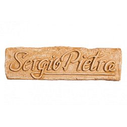 Керамическая плитка Sergio Pietra Клейма 18 века Желтый Декор 7x26x1,5 см