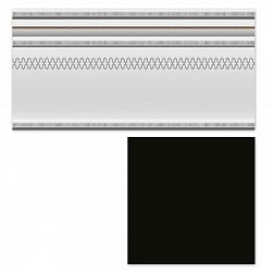 Керамическая плитка Heralgi Garden Zocalo Classic Negro Плинтус 15х30 см