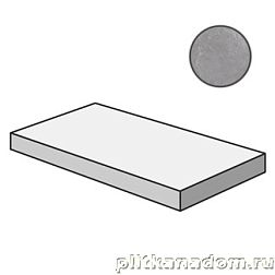 Керамическая плитка Cerdomus Supreme Angolo Dx Grad.C.Retta Grey Grip 77546 Ступень 33x120 см