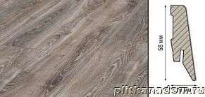 Плинтус Kronotex Ktex1 МДФ 58x19 мм D 4796