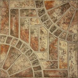 Евро-Керамика Кастельон 1 KS 0051 Коричневая Матовая Напольная плитка 33х33 см