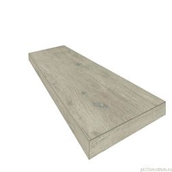 Coliseum Gres Брента Уайт Белая Натуральная Ступень угловая правая 33х90 см