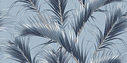 Керамическая плитка ABK Group Wide & Style Mini Palm Rett Голубая Матовая Ректифицированная Настенная плитка 60x120 см