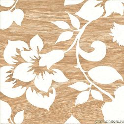 Керамическая плитка Kerranova Village K-211-MR-t03 Beige Вставка 20х20 см