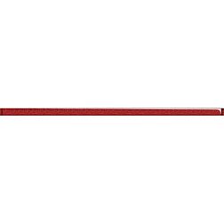 Керамическая плитка Cersanit Universal Glass UG1U412 Спецэлемент стеклянный красный 3х75 см