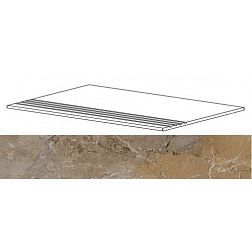 Seranit Breccia Full Lappato Cтупень c насечками 30x120 см