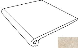 Керамическая плитка Gres de Aragon Petra Beige Anti-Slip Rounded Ступень фронтальная 30х33 см