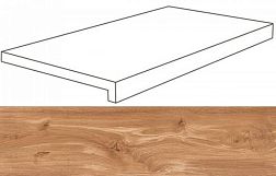 Atlas Concorde Russia Rive Dolce Riva Scalino Frontale Коричневая Матовая Ступень Фронтальная 33x120 см