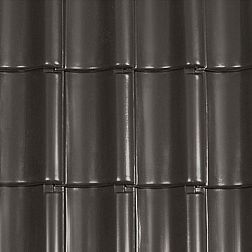 Laumans Ideal Variabel Черепица рядная S-образной формы Nr. 20 Schwarz Матовая глазурь 41,5х25 см